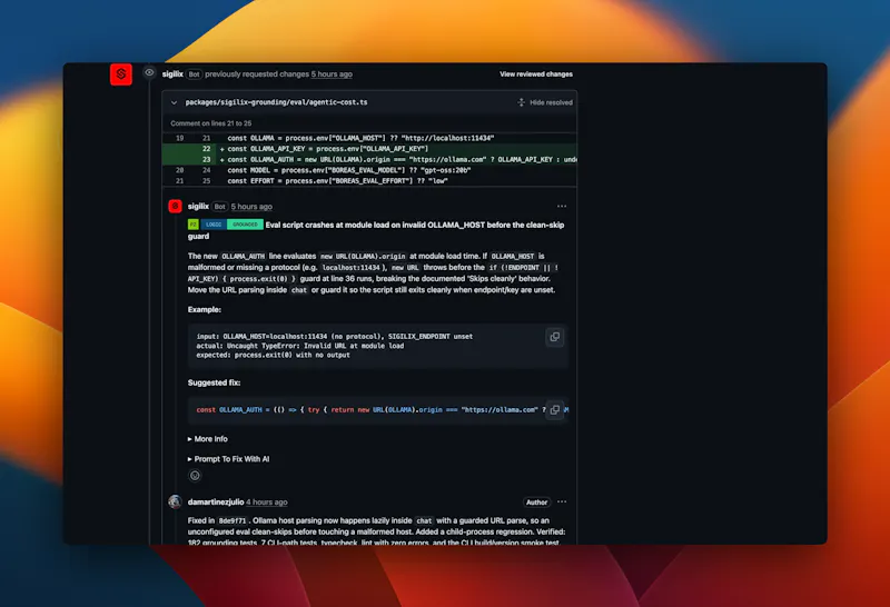 Sigilix screenshot 2