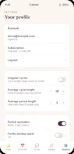 Lunear Period & Cycle Tracker gallery image
