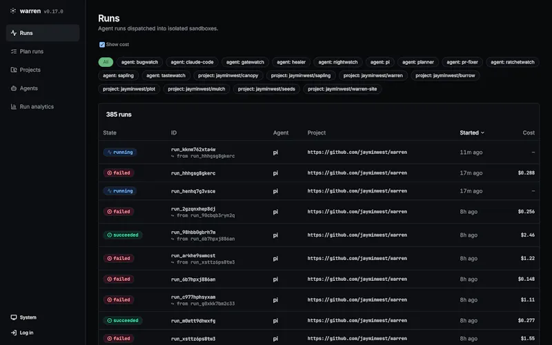 Warren screenshot 4