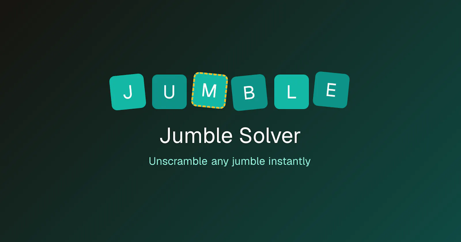 Jumble Solver screenshot 1