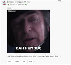 Christmas Countdown for Slack gallery image