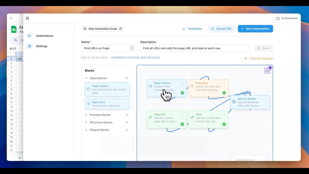 Add to Sheets Chrome Extension gallery image