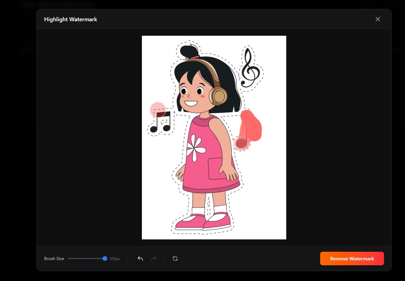 Free Watermark Remover - Screenshot 3 showing product features and functionality