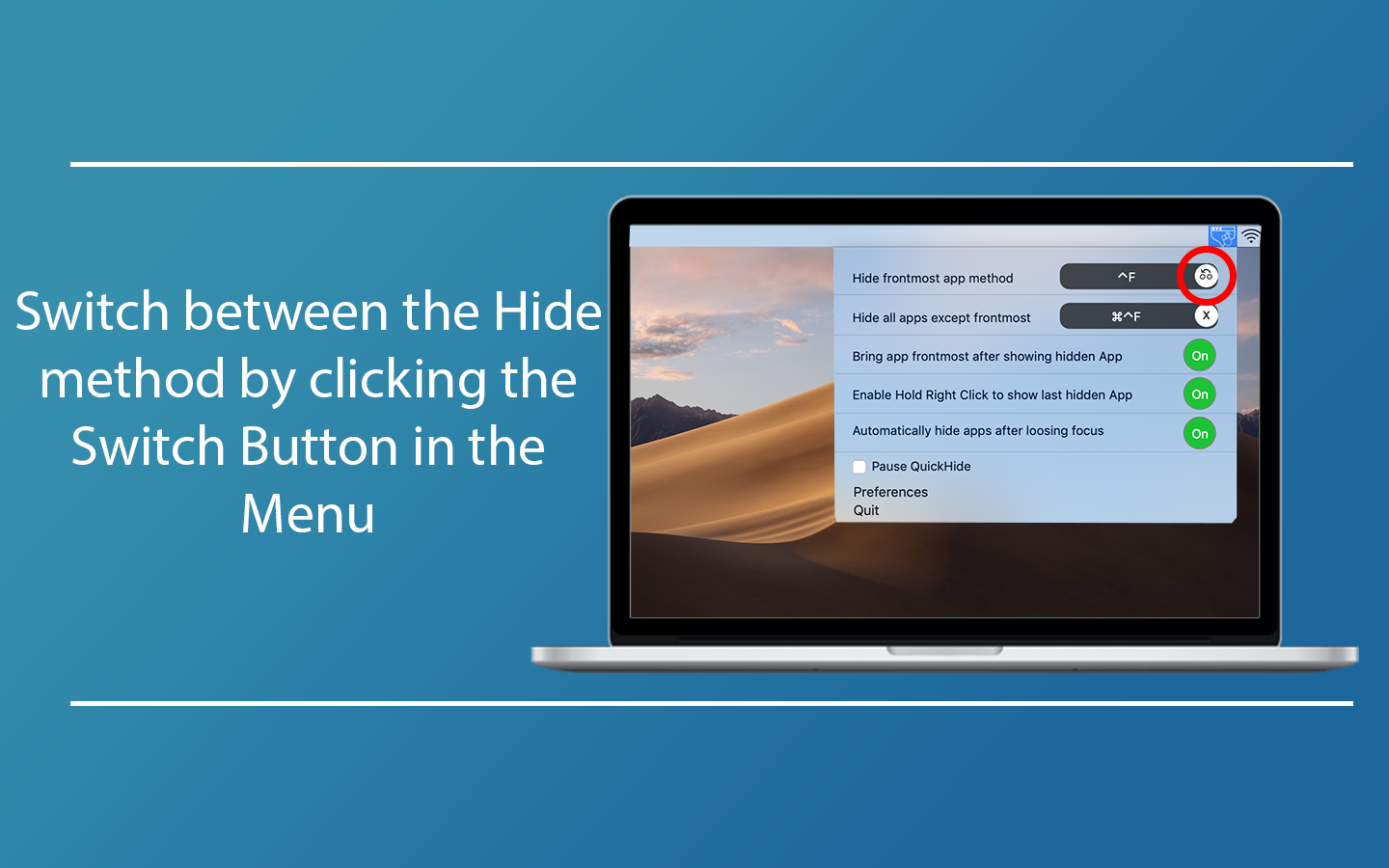 QuickHide gallery image