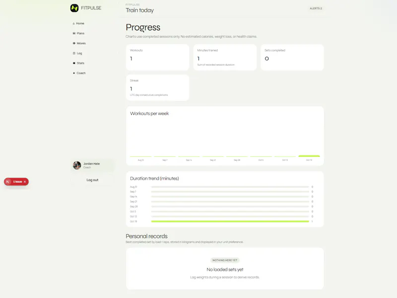 FITPULSE screenshot 2