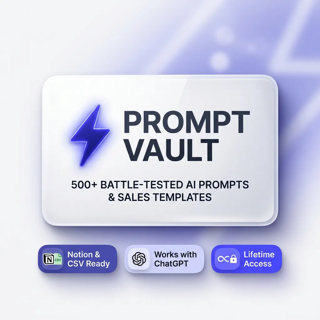 Prompt Vault — 500+ Copy logo