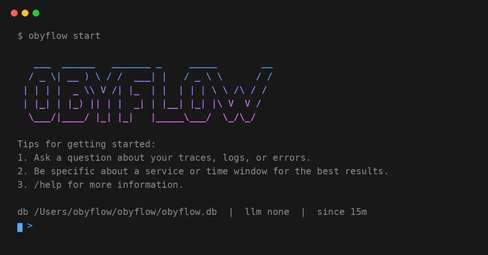 Obyflow screenshot 1