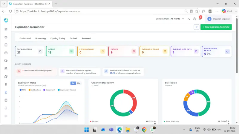 PlantOps360 screenshot 2