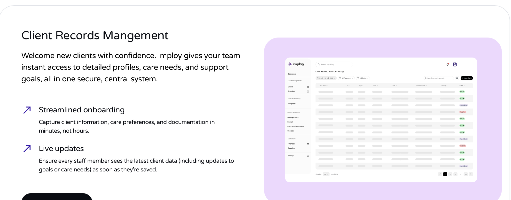 Média Imploy Healthcare  - All-in-one NDIS & home care management software 3