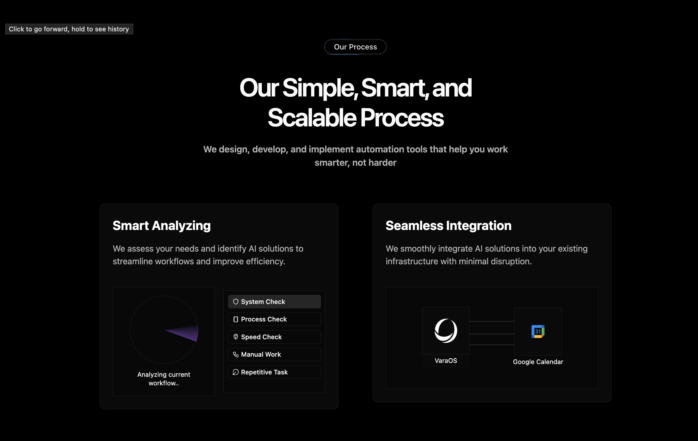 Vara OS - Screenshot 4 showing product features and functionality