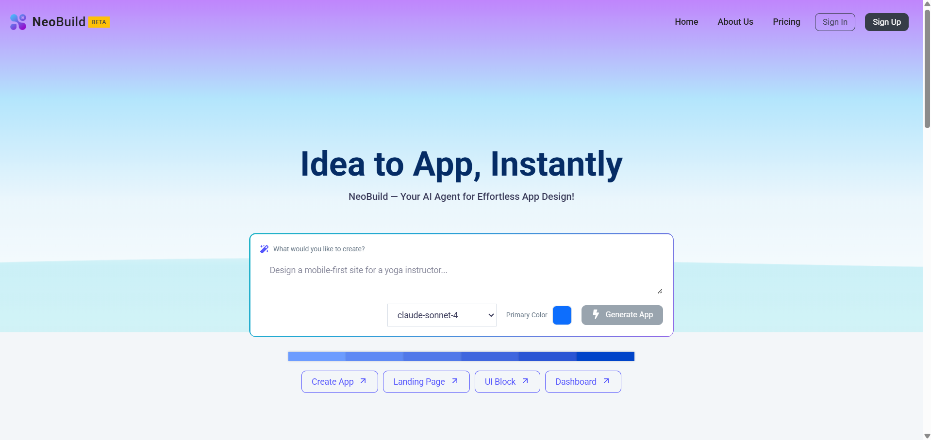 neobuild.dev - Neobuild - Uw AI -agent voor moeiteloos app -ontwerp! media 1