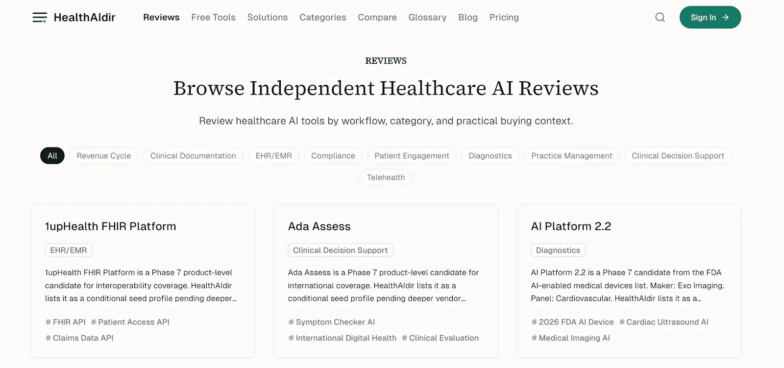 HealthAIdir screenshot 2