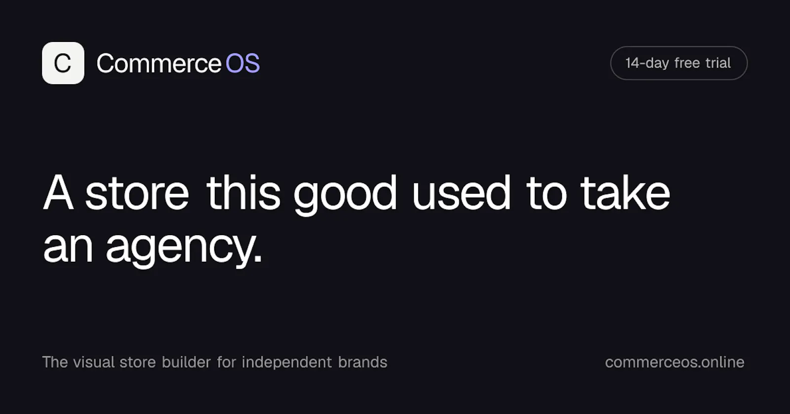 CommerceOS screenshot 1