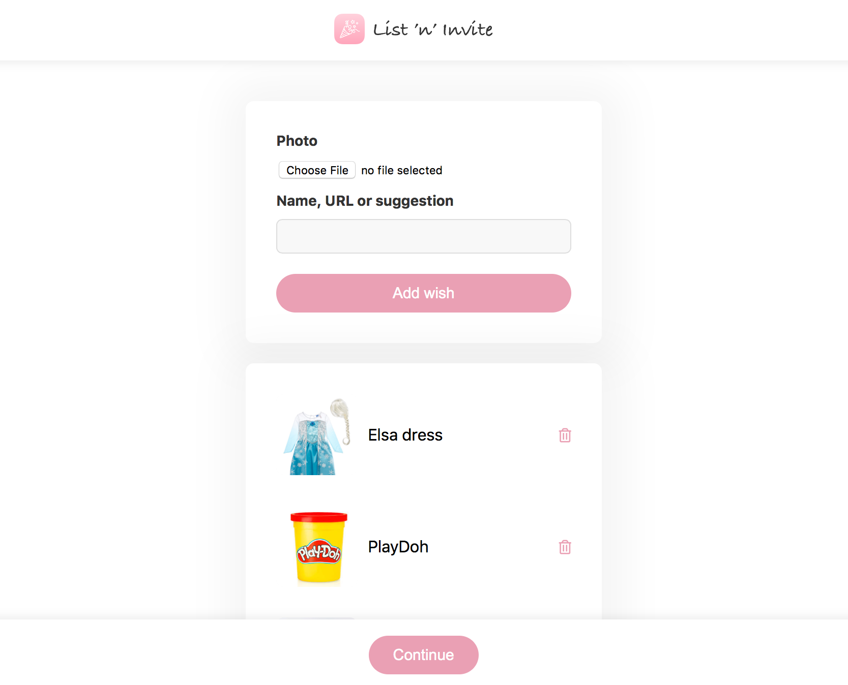 List and Invite gallery image