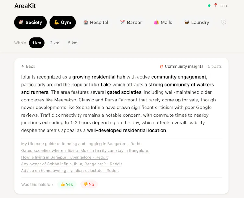AreaKit — Discover What's Near You screenshot 2