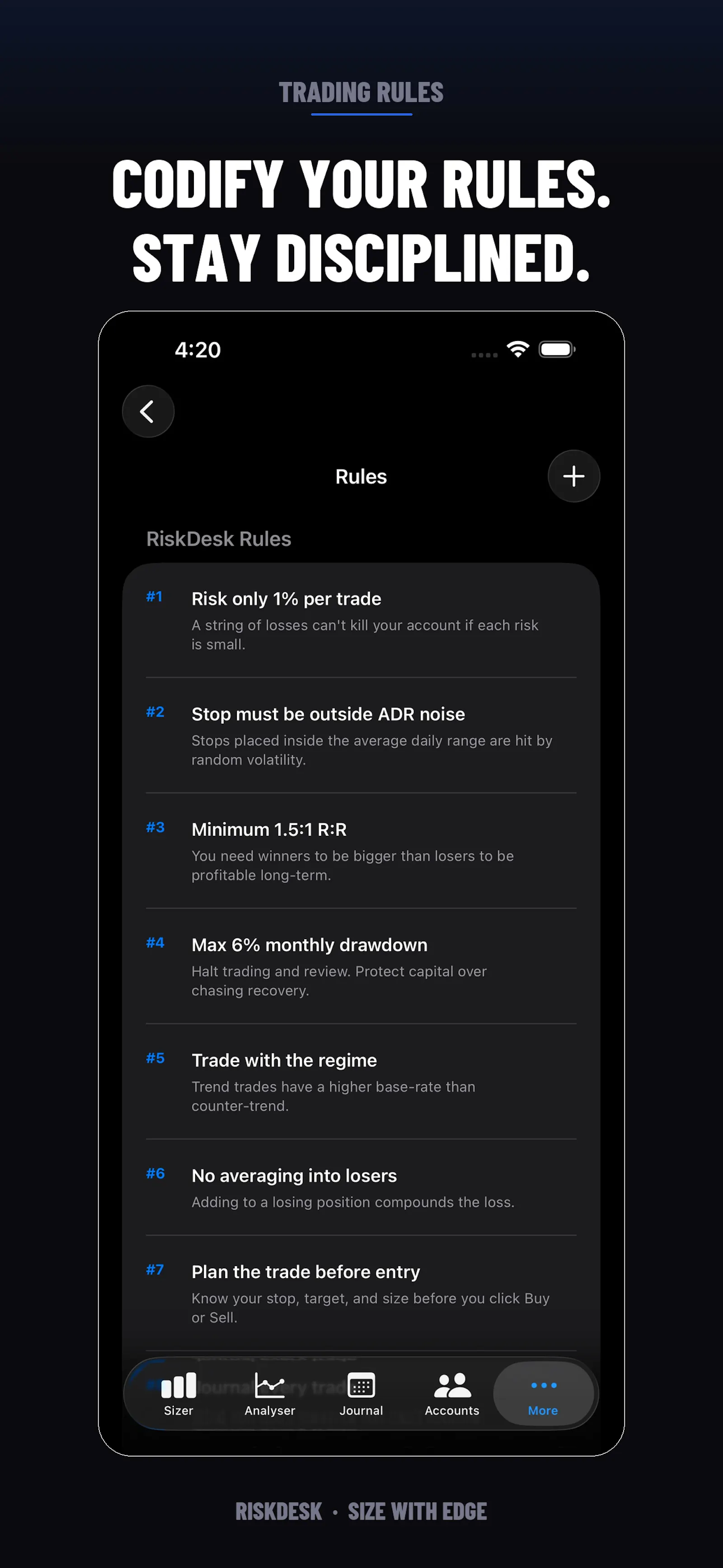 RiskDesk screenshot 8