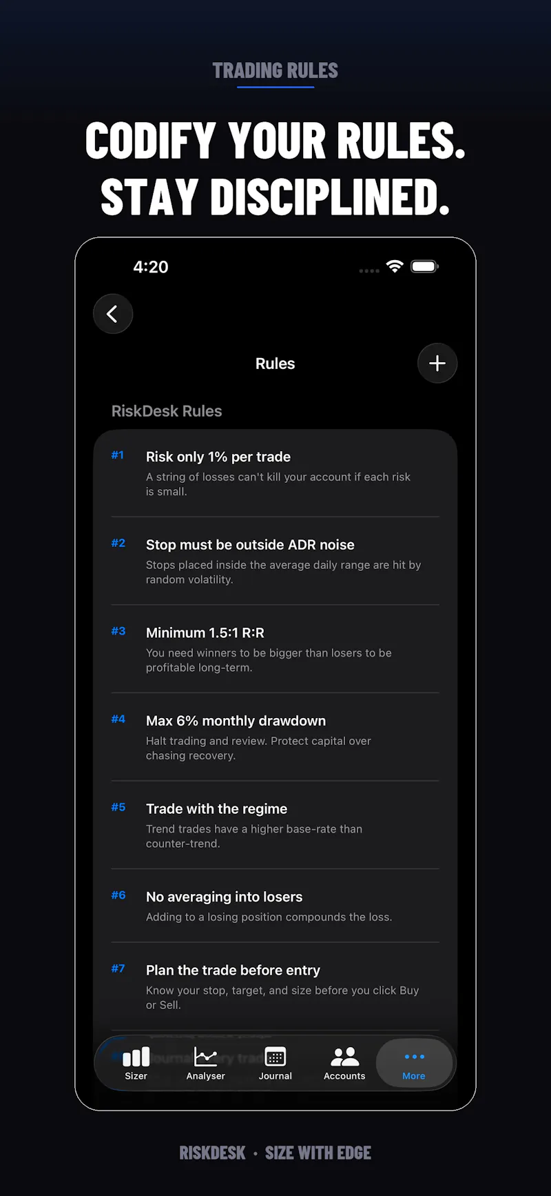 RiskDesk screenshot 8