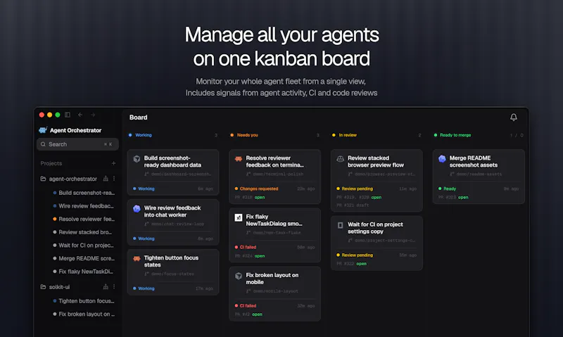 Agent Orchestrator screenshot 2