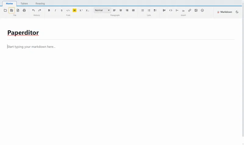 Paperditor – free Markdown editor screenshot 2