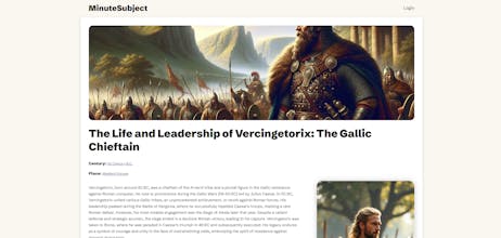 MinuteSubject gallery image