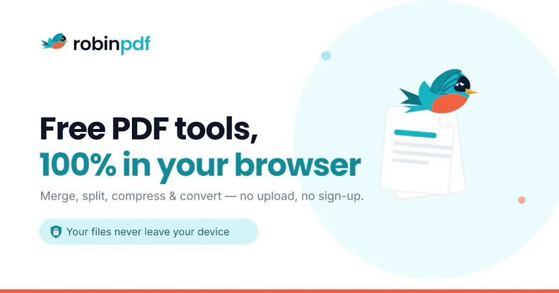 Robinpdf screenshot 1