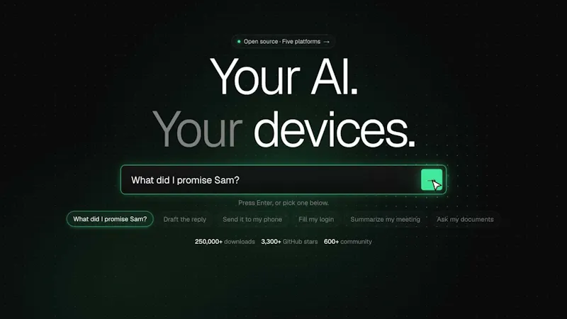 Off Grid AI screenshot 1 (video preview)