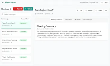 MeetNote gallery image