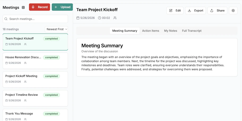 MeetNote