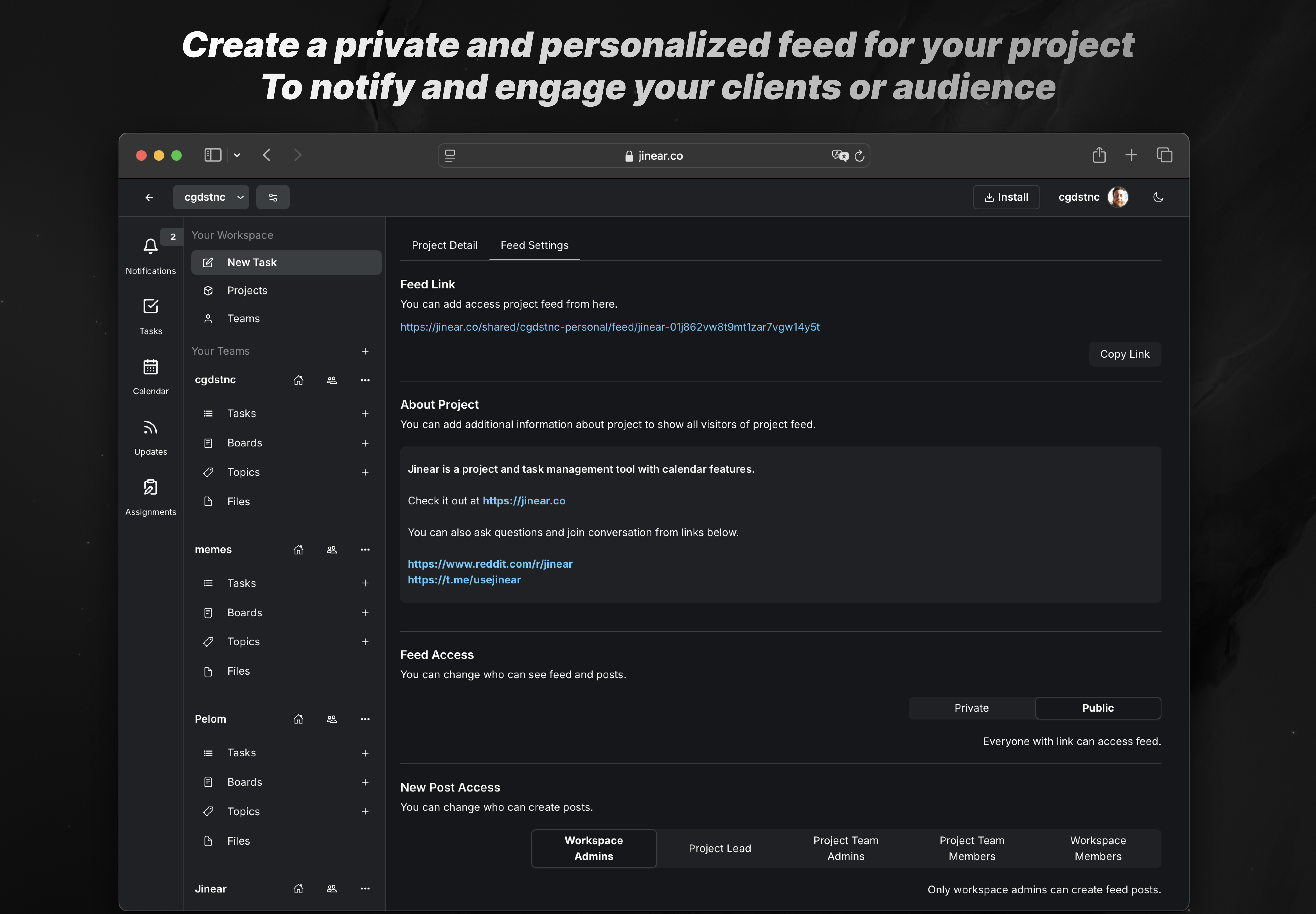 Jinear gallery image