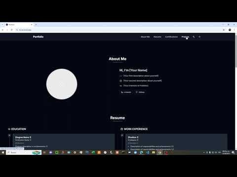 Professional Portfolio Template  gallery image