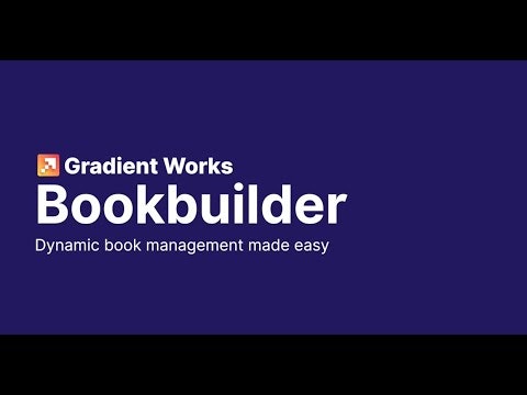 Gradient Works Bookbuilder gallery image
