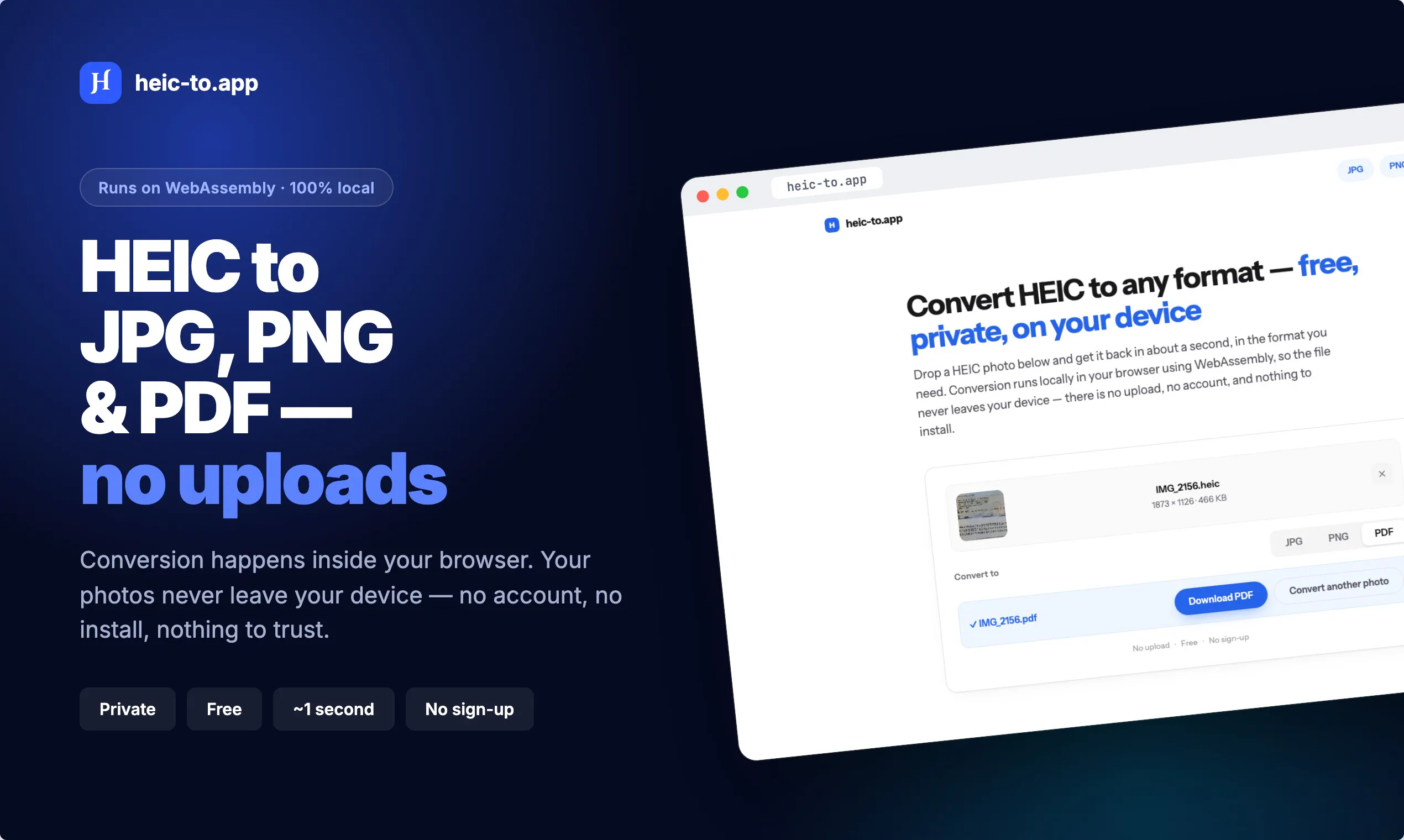 HEIC Converter to JPG, PNG or PDF Free  gallery image