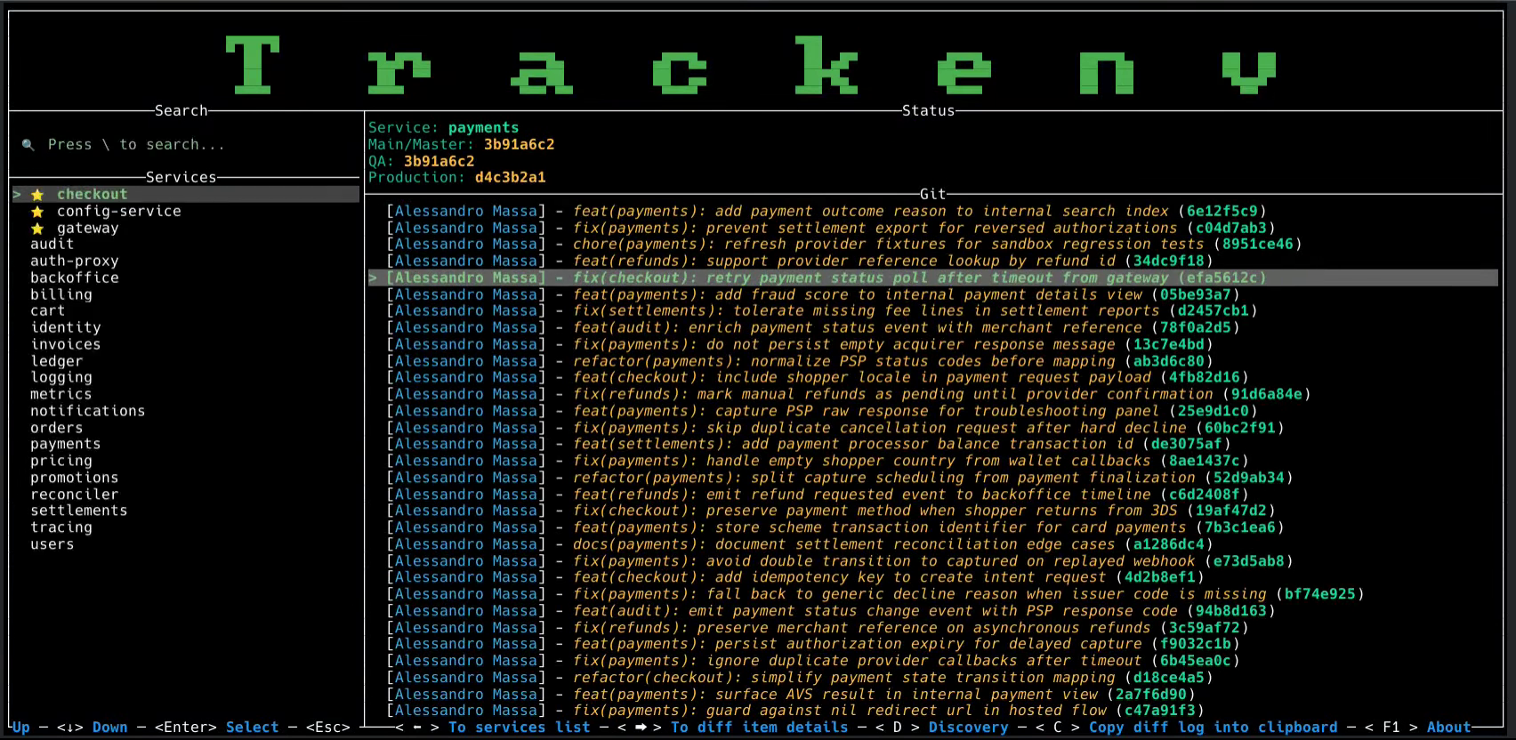 Trackenv gallery image