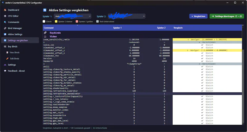 CS2 CFG Configurator screenshot 3