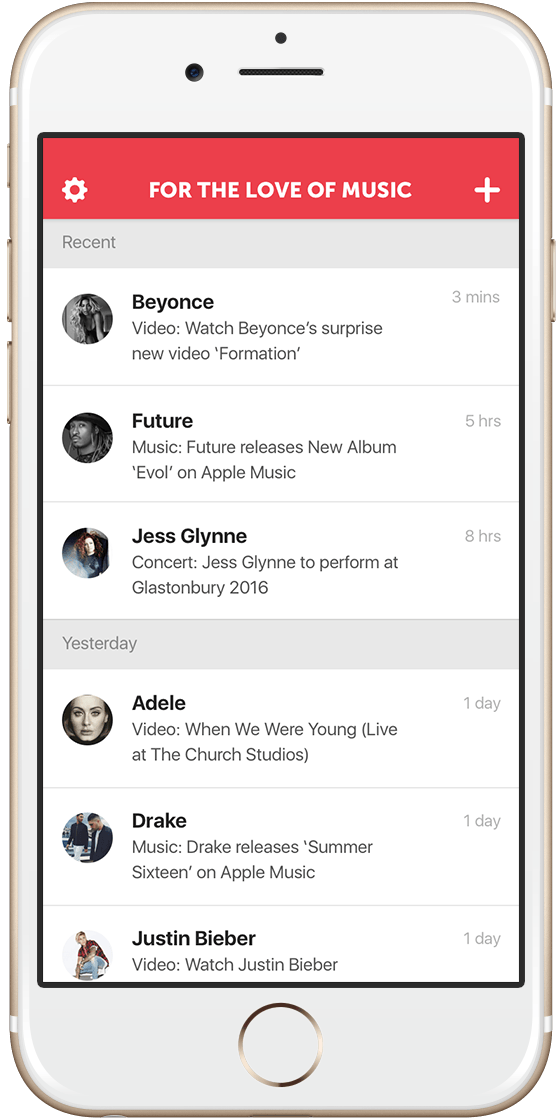 For the love of music gallery image