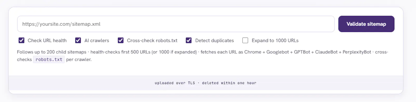 Sitemap Validator screenshot 4