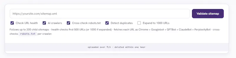 Sitemap Validator screenshot 4