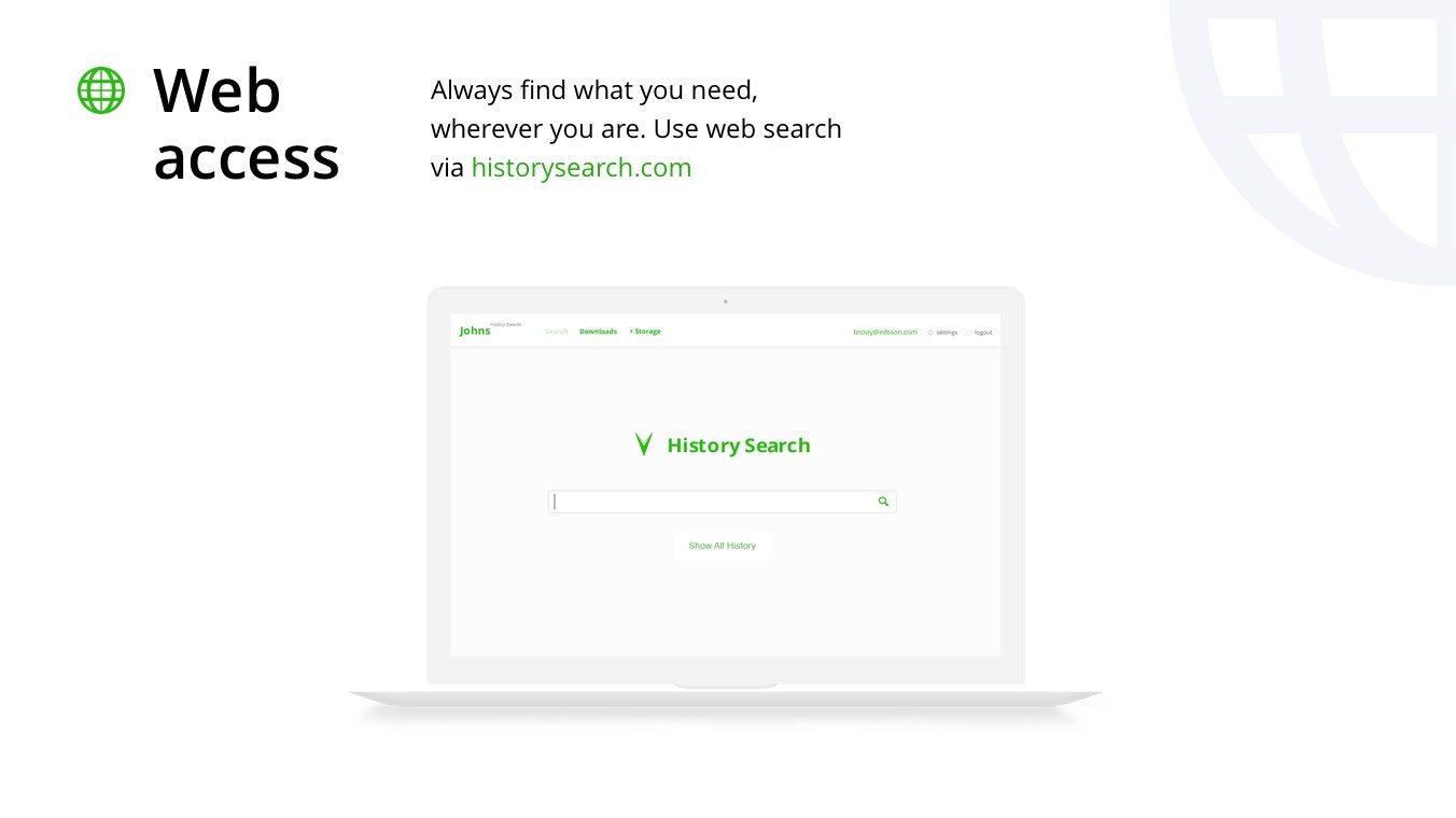 History Search gallery image