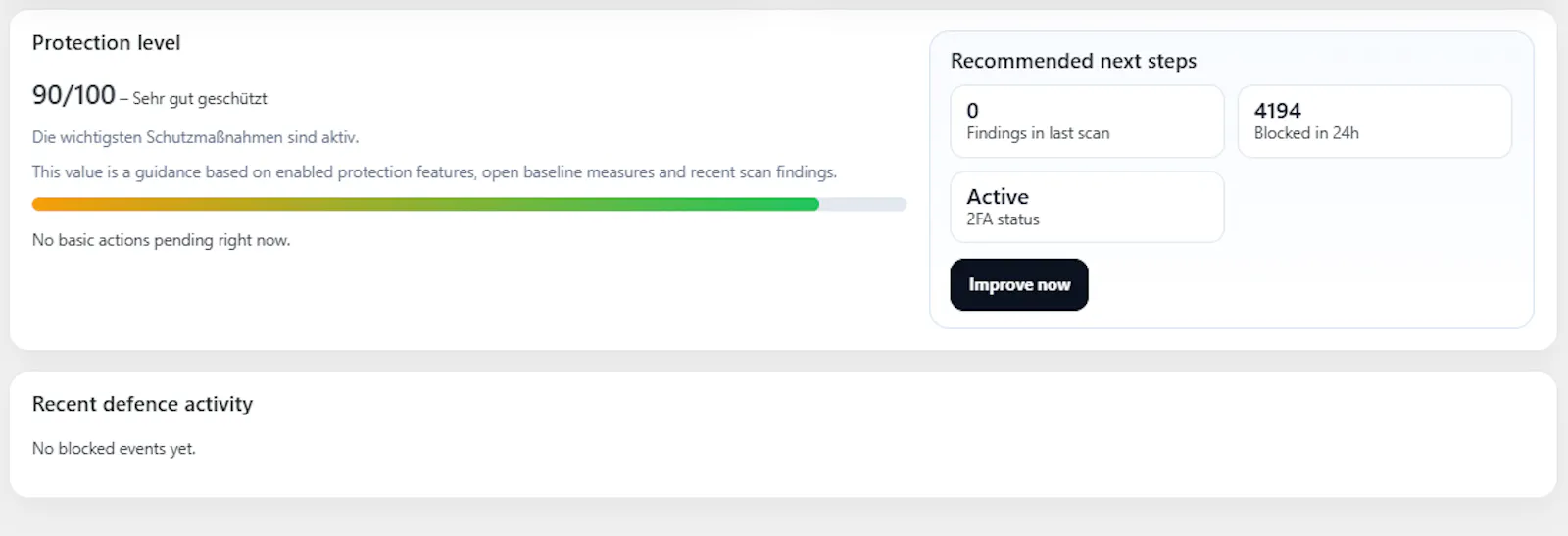 FortressX Security screenshot 1