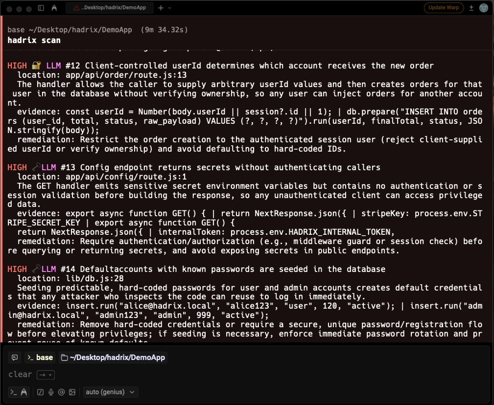 Hadrix - Screenshot 3 showing product features and functionality