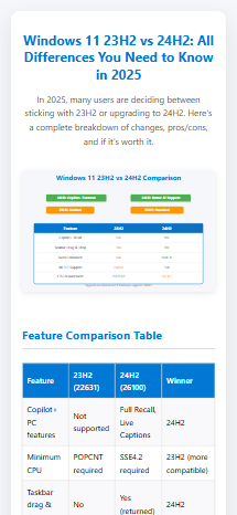 My Windows Version - Screenshot 3 showing product features and functionality