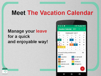 Vacation Calendar gallery image