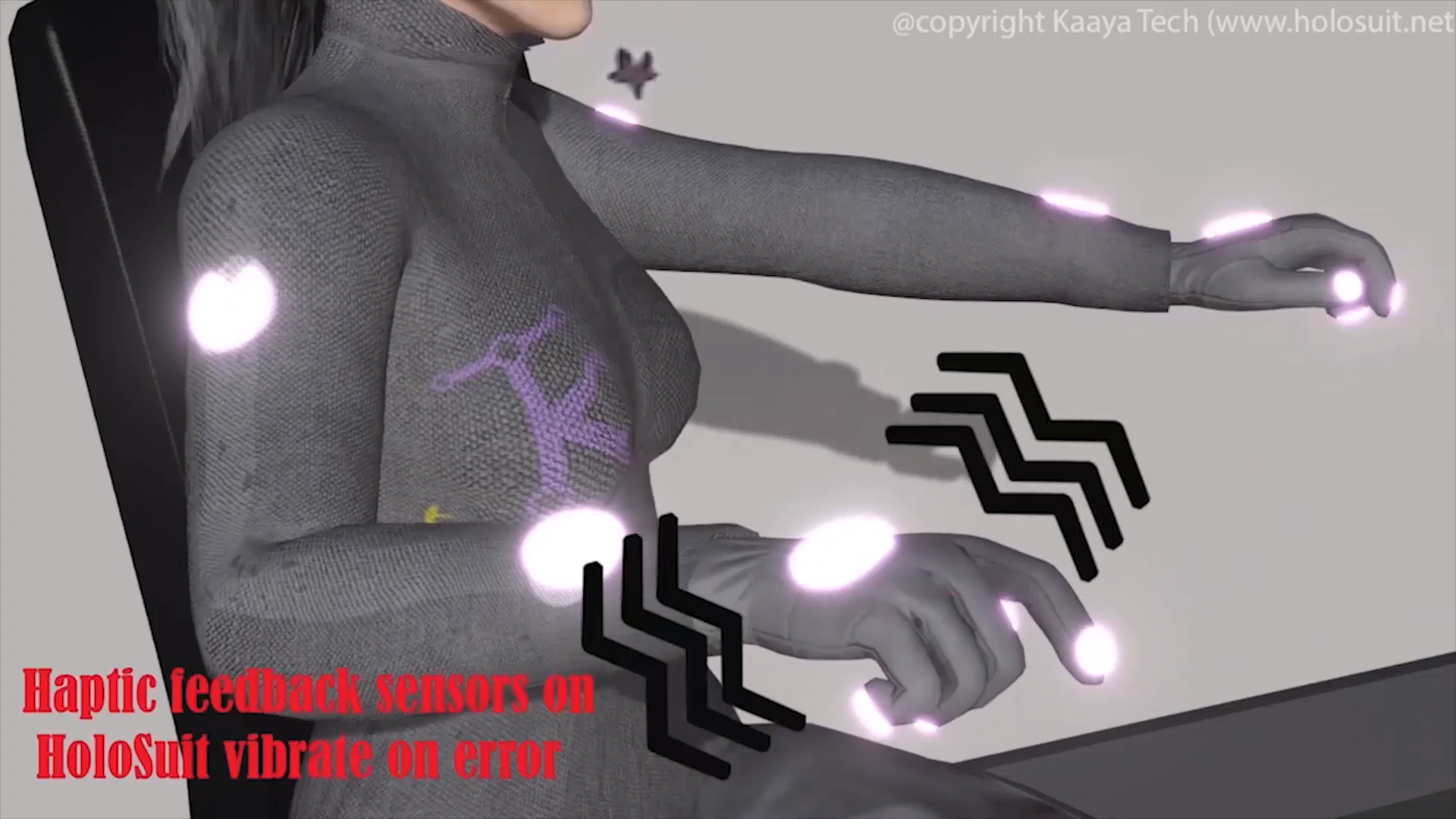 HoloSuit - Full Body/Hands Motion Tracker with Haptic Exciter/ Universal XR Controller! gallery image