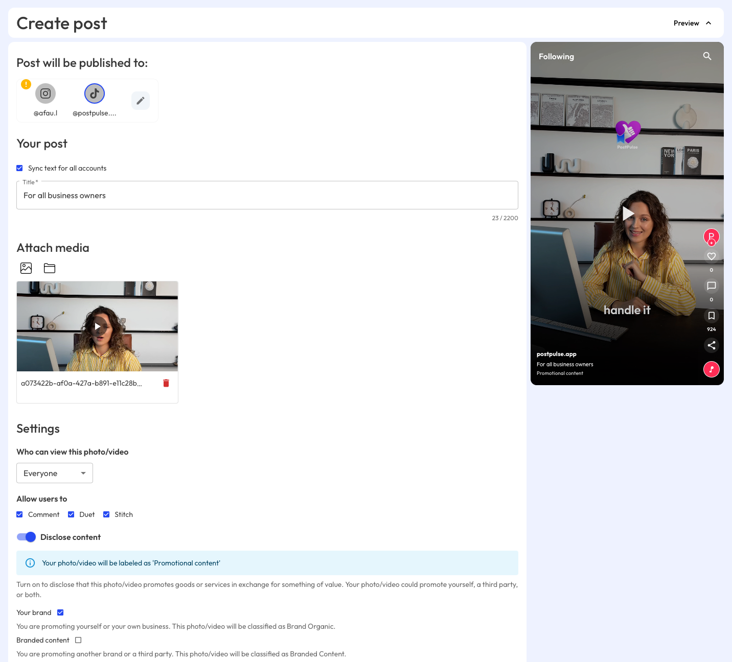 PostPulse for Developers gallery image