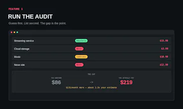 The Audit — Subscription Creep Toolkit gallery image