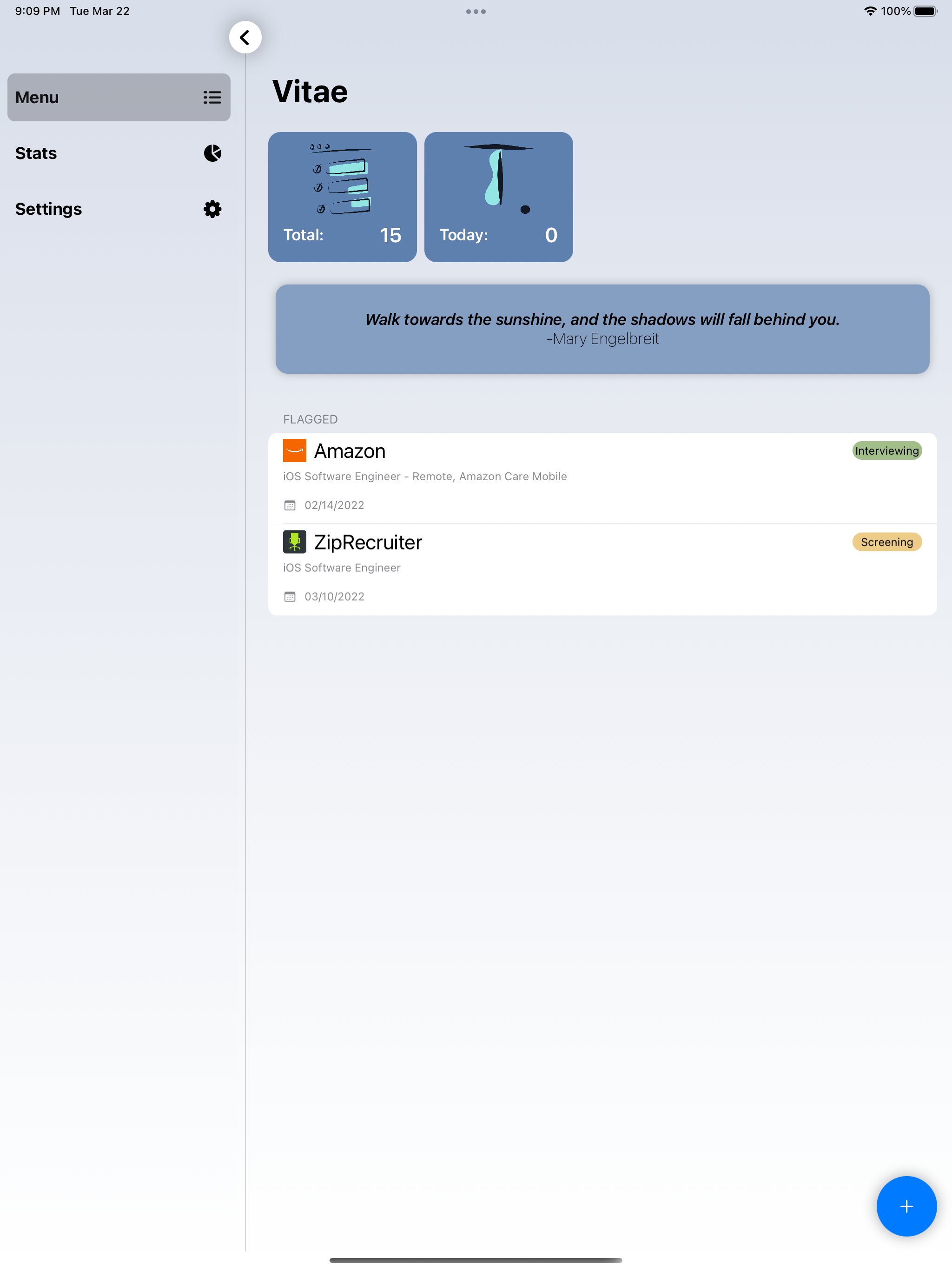 VitaeTracker gallery image
