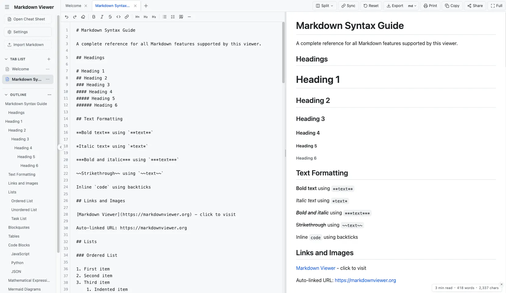 Markdown Viewer gallery image