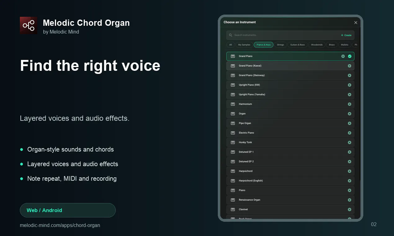Melodic Chord Organ gallery image