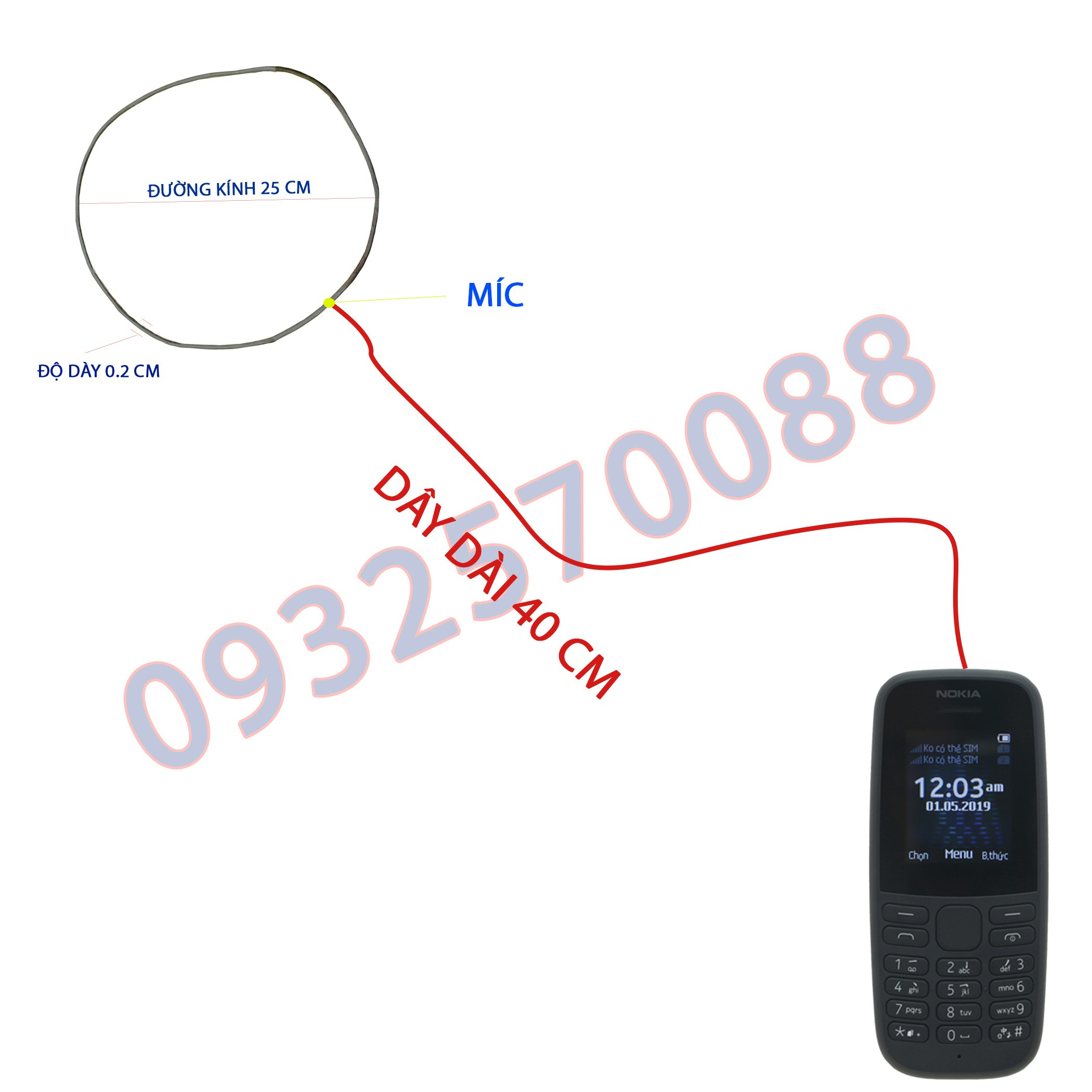 Micro casque de 2 mm avec Nokia de 2 mm media 6