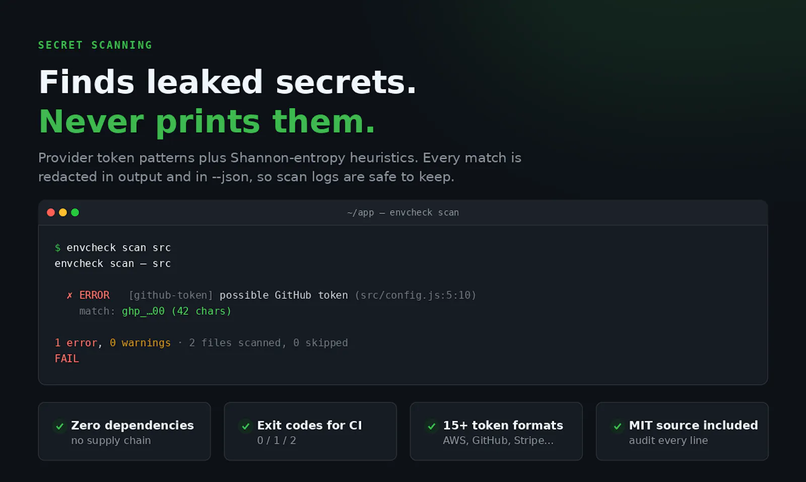 envcheck screenshot 2